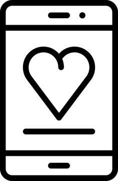 Charity App Silhouette Svg Vector, Free Vectors File